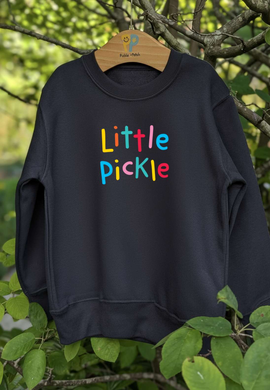 Little Pickle Rainbow Text