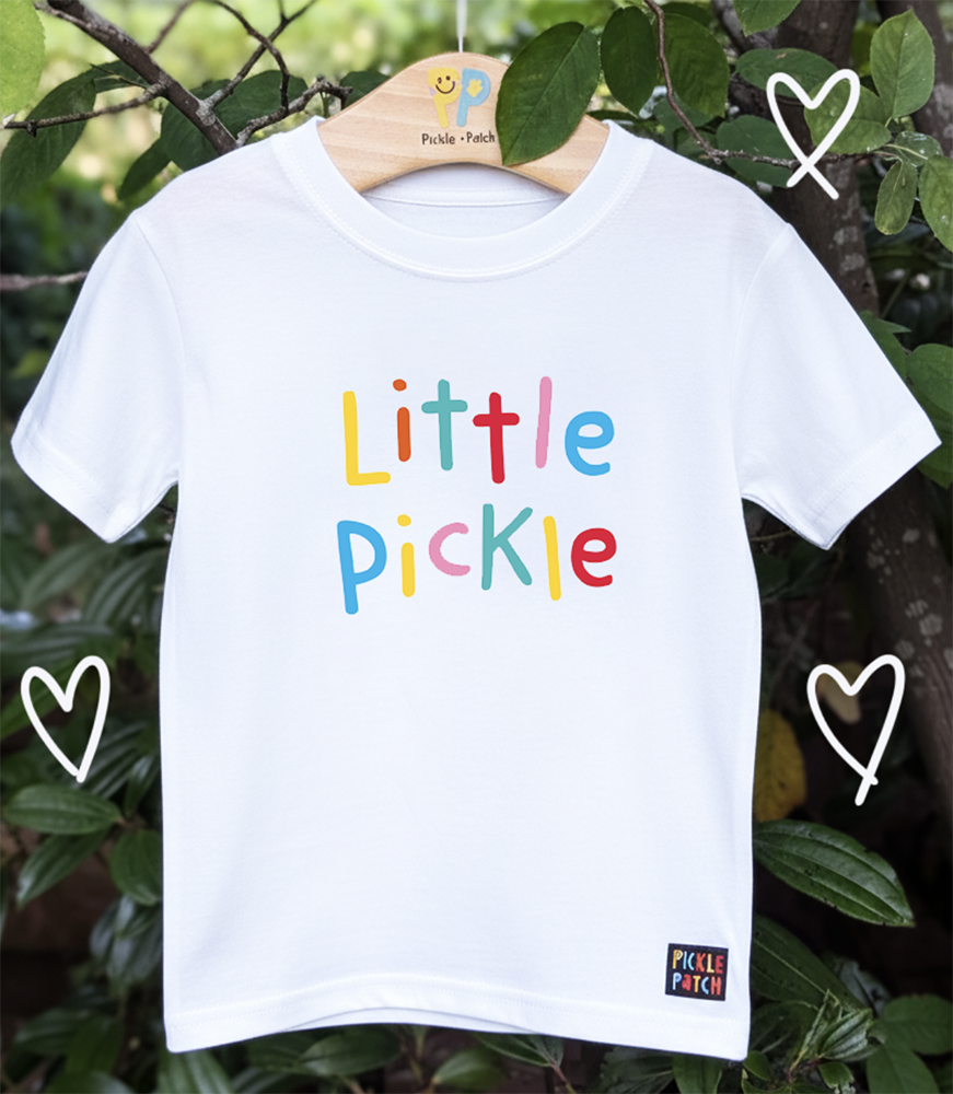 Little Pickle Rainbow Text