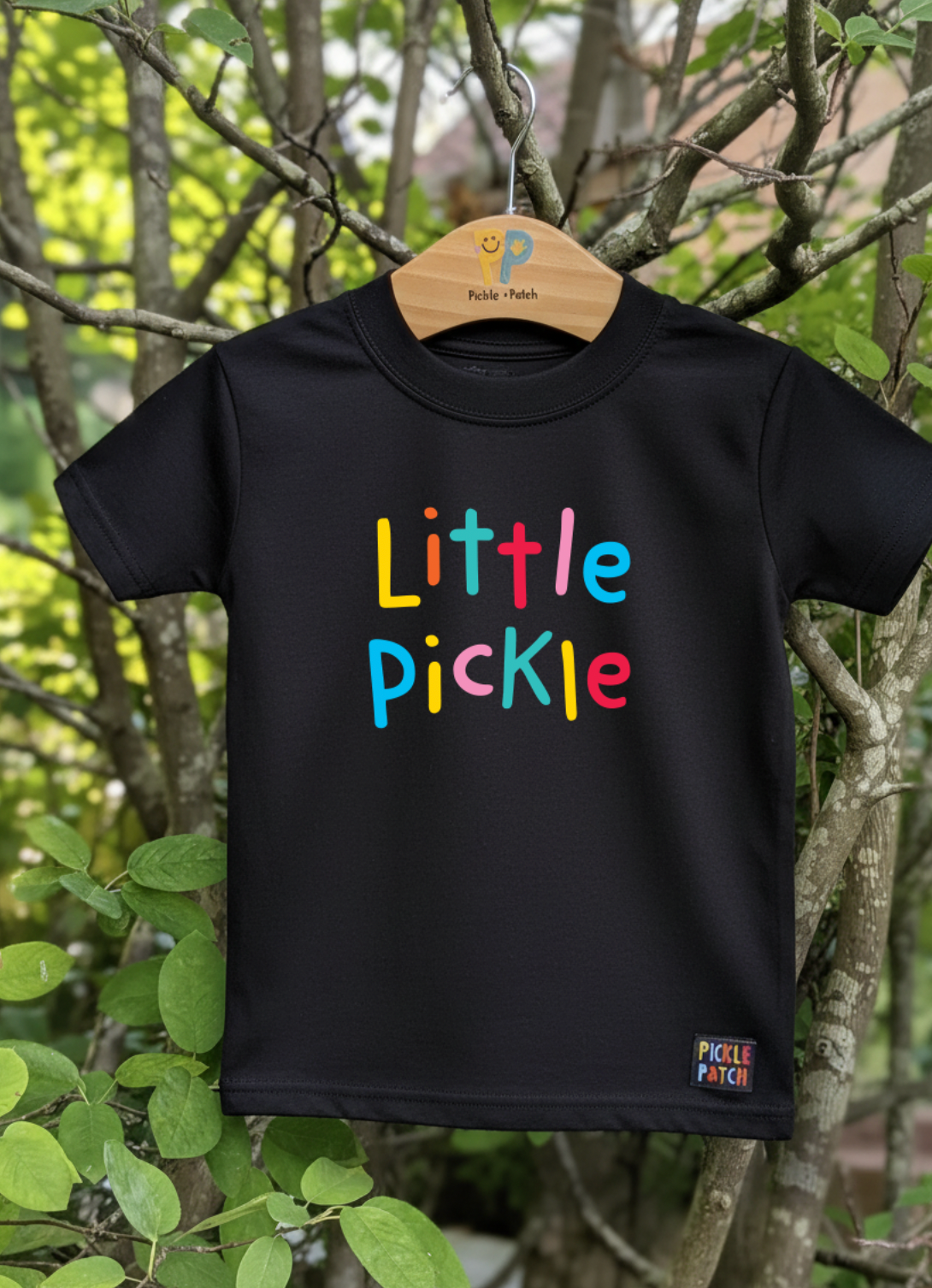 Little Pickle Rainbow Text