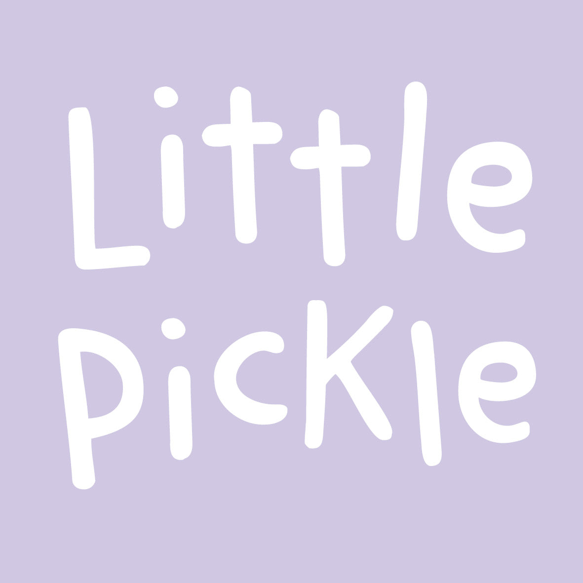 Little Pickle White Text