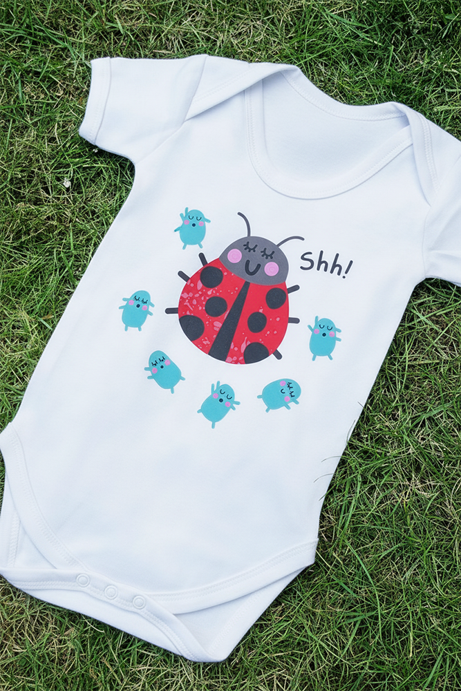 Babygrow Ladybird Shh!